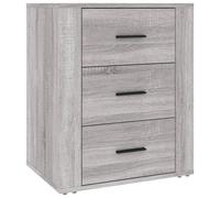(Grey sonoma) vidaXL Bedside Cabinet Engineered Wood End Table Telephone Stand Multi Colours