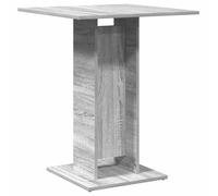 (grey sonoma) vidaXL Bistro Table Bar Pub Table Patio Outdoor Dining Table Engineered Wood