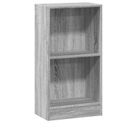 vidaXL Bookcase Grey Sonoma 40X24X76 Cm Engineered Wood, Grey