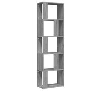 (grey sonoma) vidaXL Book Cabinet/Room Divider Engineered Wood Book Stand Multi Colours