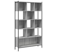 vidaXL Bookcase Grey Sonoma 102X28X172 Cm Engineered Wood, Grey