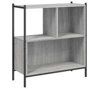 (grey sonoma) vidaXL Bookcase Bookshelf Storage Cabinet Shelving Unit Rack Engineered Wood