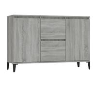 vidaXL Sideboard Grey Sonoma 104x35x70 cm Engineered Wood LSO UK