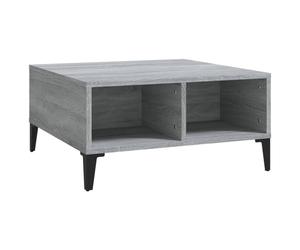 (grey sonoma) vidaXL Coffee Table End Side Accent Table Chipboard 60x60x30 cm Multi Colours
