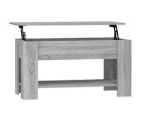 vidaXL Coffee Table Grey Sonoma 101x49x52 cm Engineered Wood NEW
