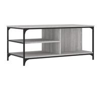 vidaXL Coffee Table Grey Sonoma 100x50x45 cm Engineered Wood