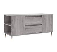 vidaXL Coffee Table Grey Sonoma 102x44.5x50 cm Engineered Wood