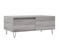 vidaXL Coffee Table Grey Sonoma 90x50x36.5 cm Engineered Wood