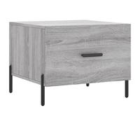 (grey sonoma) vidaXL Coffee Table Side Table Sofa Couch Table Smoked Oak Engineered Wood