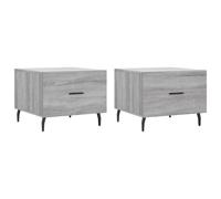 (grey sonoma) vidaXL Coffee Table Side Table Sofa Table Telephone Table Engineered Wood