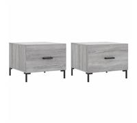 (grey sonoma) vidaXL Coffee Table Side Table Sofa Table Telephone Table Engineered Wood
