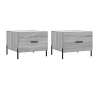 (grey sonoma) vidaXL Coffee Table Side Table Sofa Table Telephone Table Engineered Wood