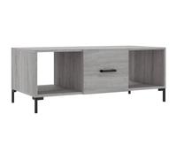 vidaXL Coffee Table Grey Sonoma 102x50x40 cm Engineered Wood, Grey