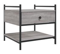(Grey sonoma) vidaXL Coffee Table Tea Side Table Sofa Couch Table Black Engineered Wood