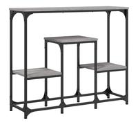 vidaXL Console Table Grey Sonoma 89.5x28x76 cm Engineered Wood