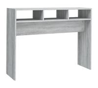 vidaXL Console Table Grey Sonoma 105x30x80 cm Engineered Wood, Grey