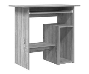 (Grey sonoma) vidaXL Desk Bedroom Office Desk Work Corner Table Study Desk Engineered Wood