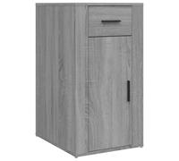 (grey sonoma) vidaXL Desk Cabinet Engineered Wood Home Office Desk Storage Multi Colours