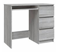 Vidaxl Desk Grey Sonoma 90X45X76 Cm Engineered Wood