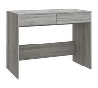 vidaXL Desk Grey Sonoma 101x50x76.5 cm Engineered Wood