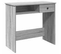 (grey sonoma) vidaXL Desk White 80x40x75 cm Engineered Wood office desk study desk