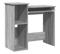 Desk with Shelves Writing Compter Table Study Desk Engineered Wood vidaXL