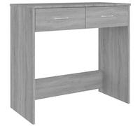 (grey sonoma) vidaXL Desk Workstation Corner Office Computer Desk Chipboard Multi Colours