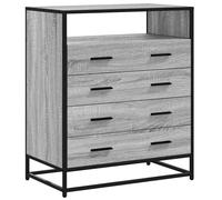 (grey sonoma) vidaXL Drawer Cabinet Sonoma Oak 70x41x70 cm Engineered Wood drawer chest