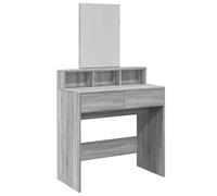 (grey sonoma) vidaXL Dressing Table with Mirror Cosmetic Table Vanity Desk Makeup Table
