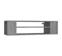 vidaXL TV Cabinet Concrete Grey 100x35x40 cm Engineered Wood, Grey