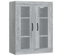 (Grey sonoma) vidaXL Hanging Wall Cabinet Storage Cabinet Wall Cupboard Floating Cabinet