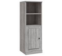 (grey sonoma) vidaXL Highboard High Sideboard Side Cabinet Storgae Cupboard Engineered Wood