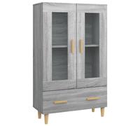 (Grey sonoma) vidaXL Highboard Side Cabinet Cupboard Storage Side Cabinet Engineered Wood