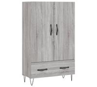 (grey sonoma) vidaXL Highboard Sideboard Cupboard Side Cabinet Brown Oak Engineered Wood