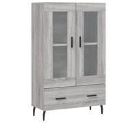 (grey sonoma) vidaXL Highboard Sideboard Cupboard Side Cabinet Brown Oak Engineered Wood