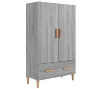 (grey sonoma) vidaXL Highboard Sideboard Storage Cabinet Cupboard Bookcase Engineered Wood