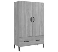 (grey sonoma) vidaXL Highboard Sideboard Storage Cabinet Cupboard Bookcase Engineered Wood
