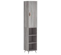 (grey sonoma) vidaXL Highboard Sideboard Tall Storage Cabinet Side Cabinet Engineered Wood