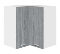 (Grey sonoma) vidaXL Hanging Corner Cabinet Engineered Wood Storage Cabinet Multi Colours