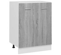 Vidaxl Bottom Cabinet Grey Sonoma 60X46X81.5 Cm Engineered Wood