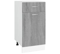 vidaXL Drawer Bottom Cabinet Grey Sonoma 40x46x81.5 cm Engineered Wood UK HOT