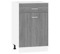 Kitchen Cabinet Home Storage Shelf Organiser Cupboard Engineered Wood vidaXL