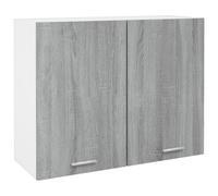 (grey sonoma) vidaXL Kitchen Cabinet Home Storage Shelf Organiser Cupboard Engineered Wood