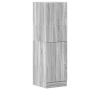 vidaXL Kitchen Cabinet Grey Sonoma 38x41.5x131.5 cm Engineered Wood