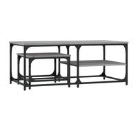 (grey sonoma) vidaXL Nesting Coffee Tables Nesting Table End Table 2 pcs Engineered Wood