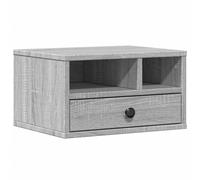 (Grey sonoma) vidaXL Printer Stand Printer Table Office Desk File Organiser Engineered Wood