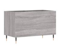 vidaXL Record Cabinet Grey Sonoma 74.5X38X48 Cm Engineered Wood, Grey