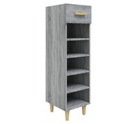 (Grey sonoma) vidaXL Shoe Cabinet Engineered Wood Indoor Shoe Storage Rack Multi Colours