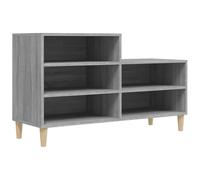 (Grey sonoma) vidaXL Shoe Cabinet Engineered Wood Shoe Storage Rack Organiser Multi Colours