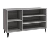 vidaXL Shoe Cabinet Grey Sonoma 102x36x60 cm Engineered Wood